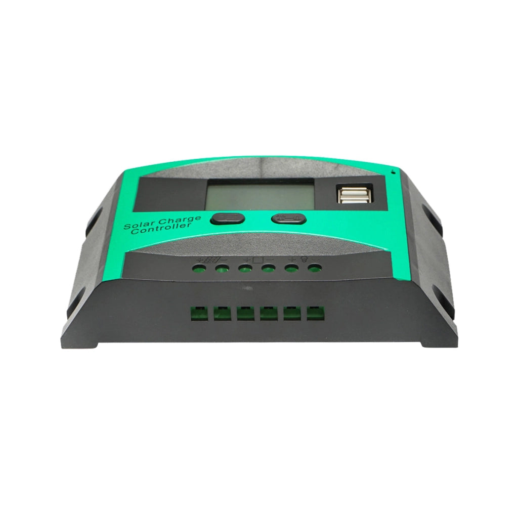 Regolatore di tensione per pannello solare 20A 12V/24V con 2 porte USB – Breckner Germany