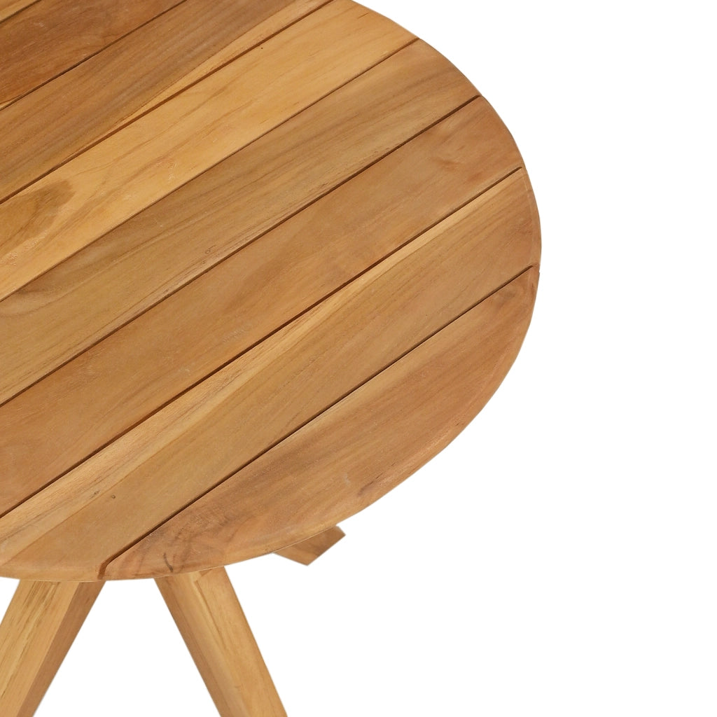 Tavolo da caffÃ¨ da giardino Ã˜55x51 cm in legno massello di teak