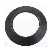 Rosone  nero  in silicone DN  150 mm  d. esterno  230 mm. canna fumaria pellet