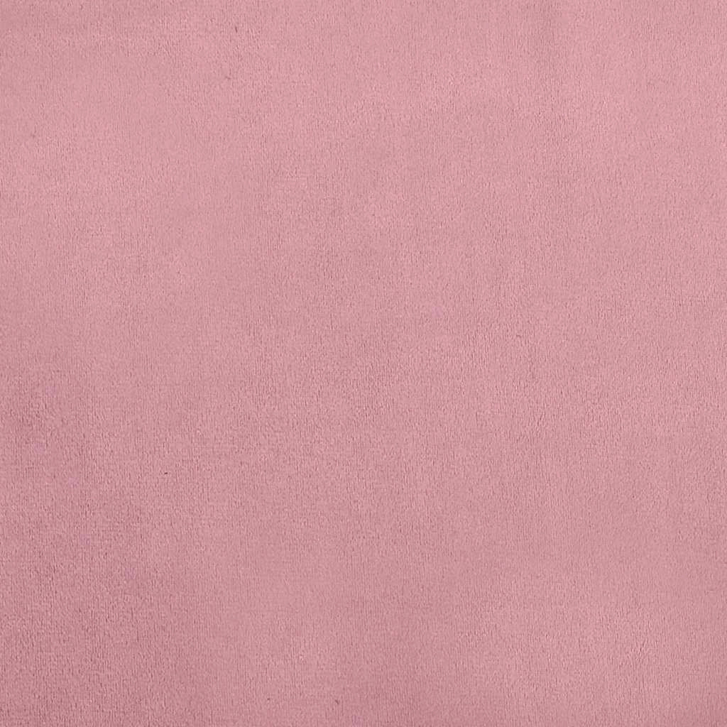 Cuccia per cani comoda cuccia con estensione 100 x 50 x 30 cm velluto rosa 02_0043072
