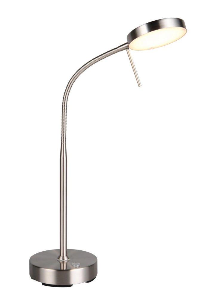 Lampada scrivania wireless nichel opaco USB-C CCT 3W RL