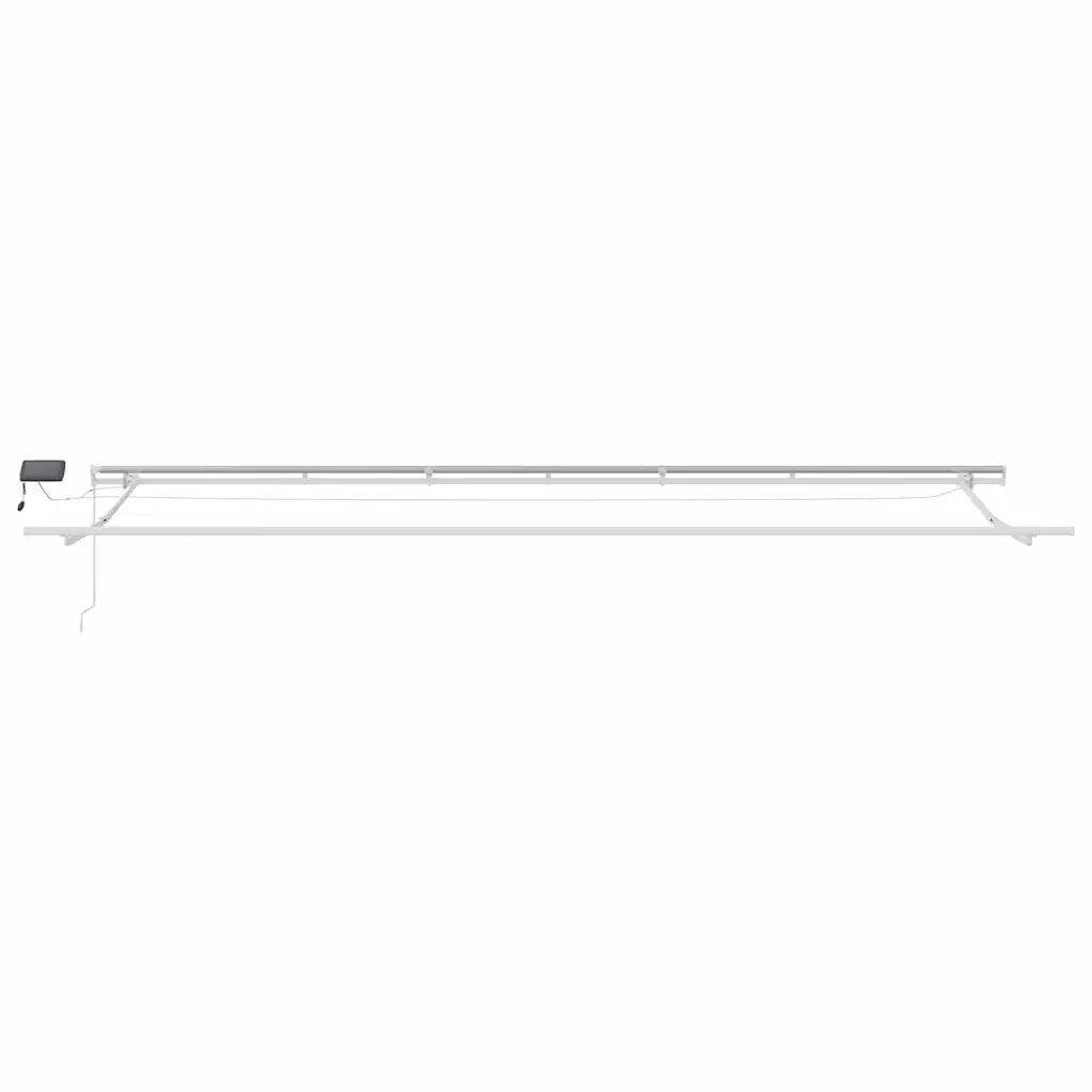 Tenda Retrattile Verde e giallo 600 × 300 cm Tessuto e acciaio 3331686