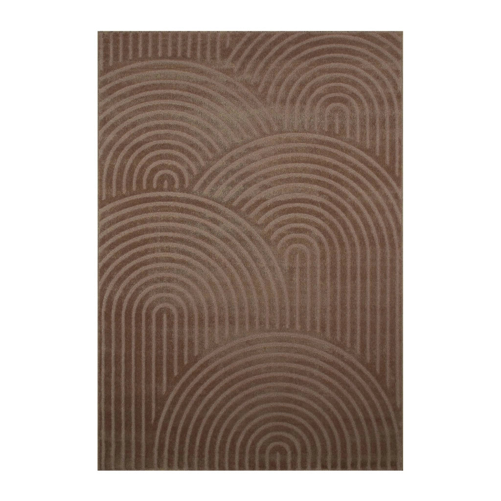 Tappeto interno motivo archi mocha