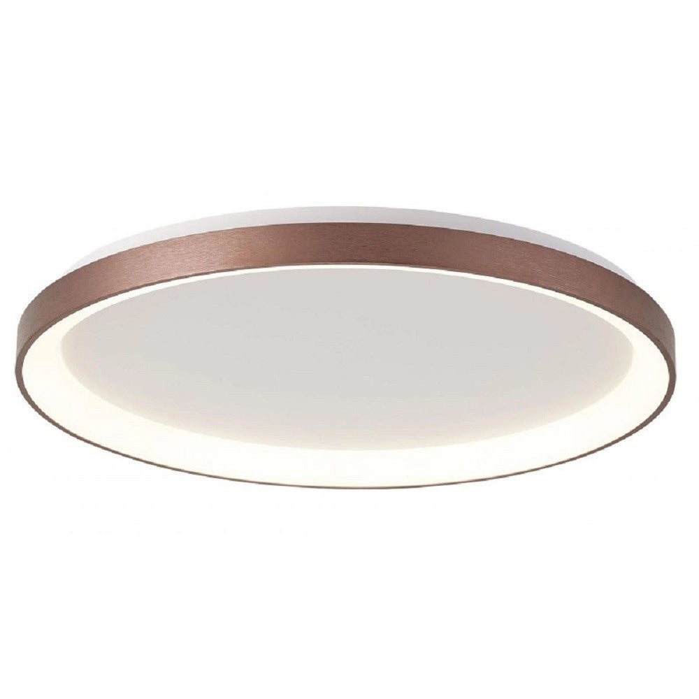 Trade Shop - Plafoniera Moderna Tonda Led Cct 42w 3000k 4000k Luce Soffitto Lampada Muro 58cm -