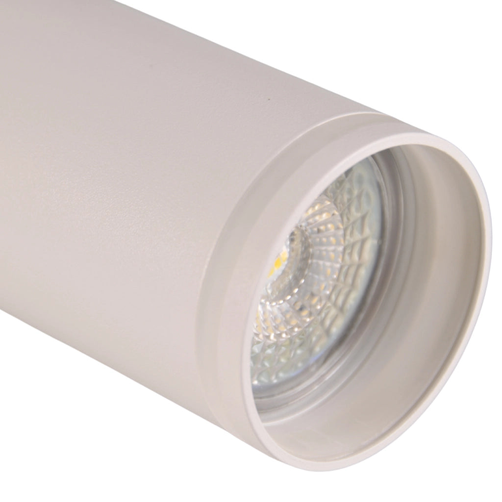 Faretto su binario bianco GU10 1 luce Paris Polux 321602