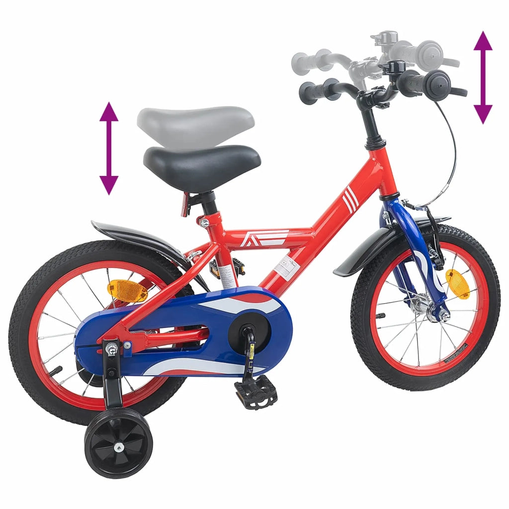 Bicicletta per Bambini 12 Pollici per bambini di 2-4 anni Rosso