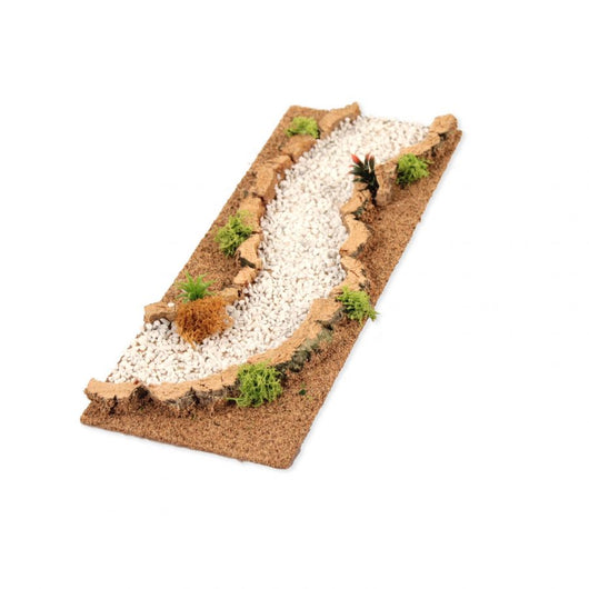 Strada sterrata tratto curva