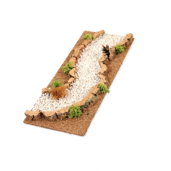 Strada sterrata tratto curva