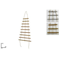 Scala legno e corda c/gradini 110cm 2 colori ass. prezzo caduno