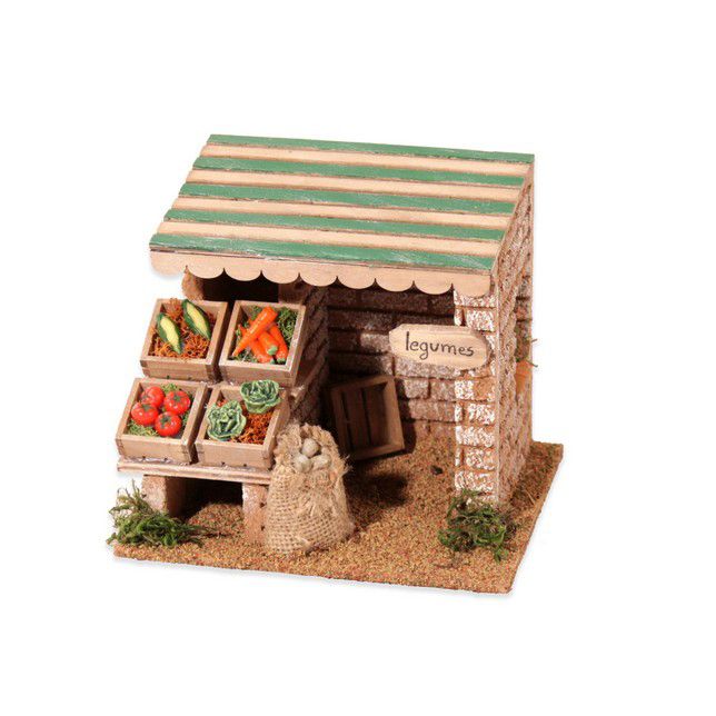 Chiosco della verdura per presepe