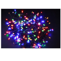 Minilucciole 200 led multi cavo scuro 8 mt