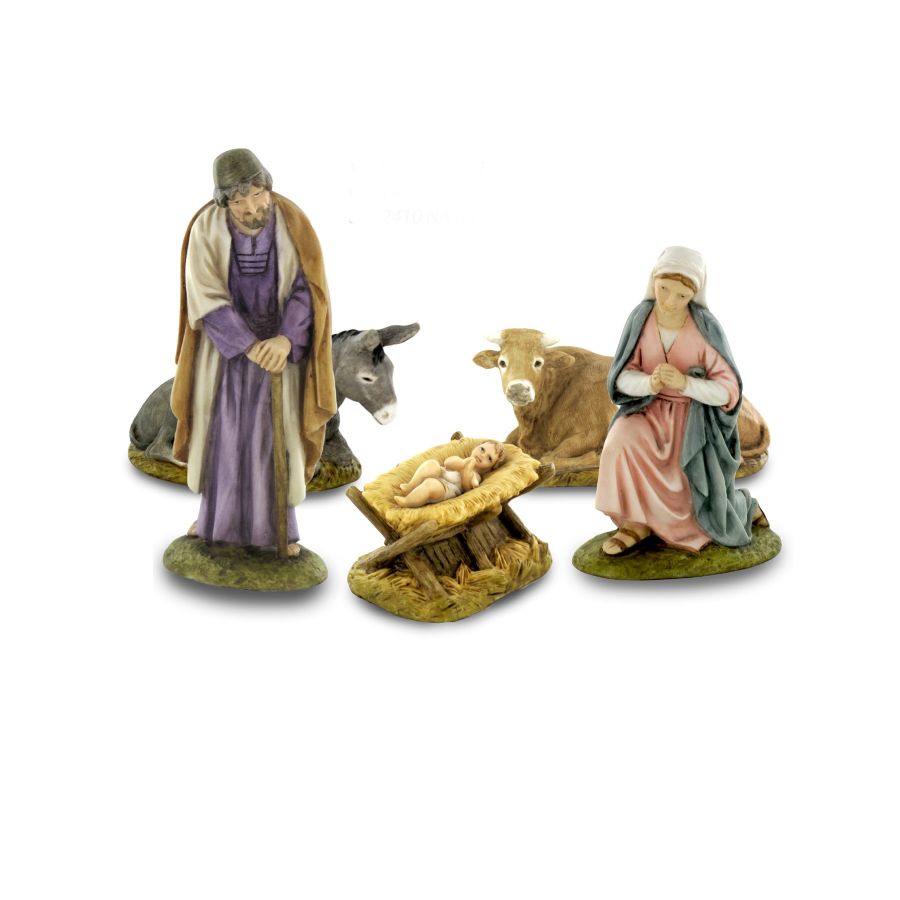 Nativita' 5 pz per presepe da 10 cm