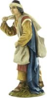 Pastore viandante per presepe da 12 cm