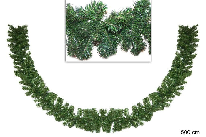 Ghirlanda nataliziacornicione 5 mt