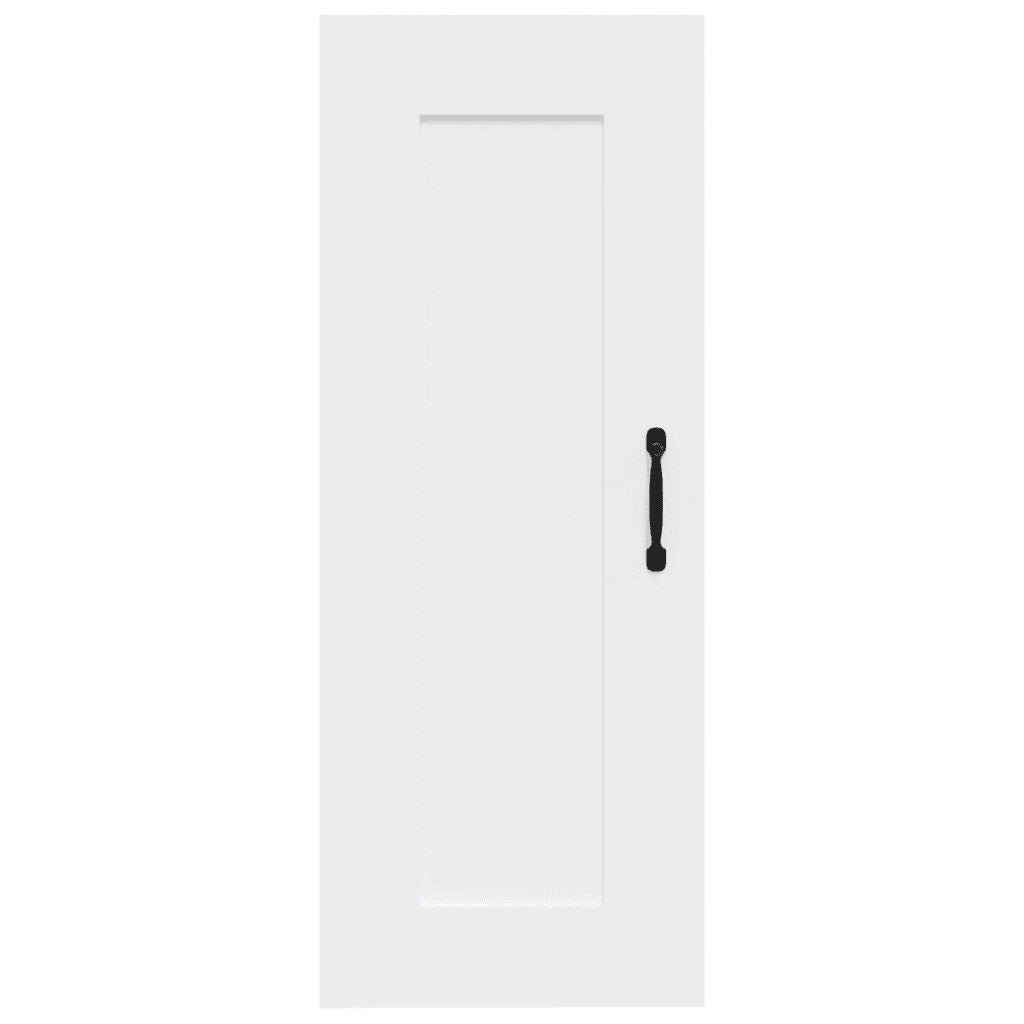 Armadietto a Muro Bianco 35x34x90 cm in Legno Multistrato 812474