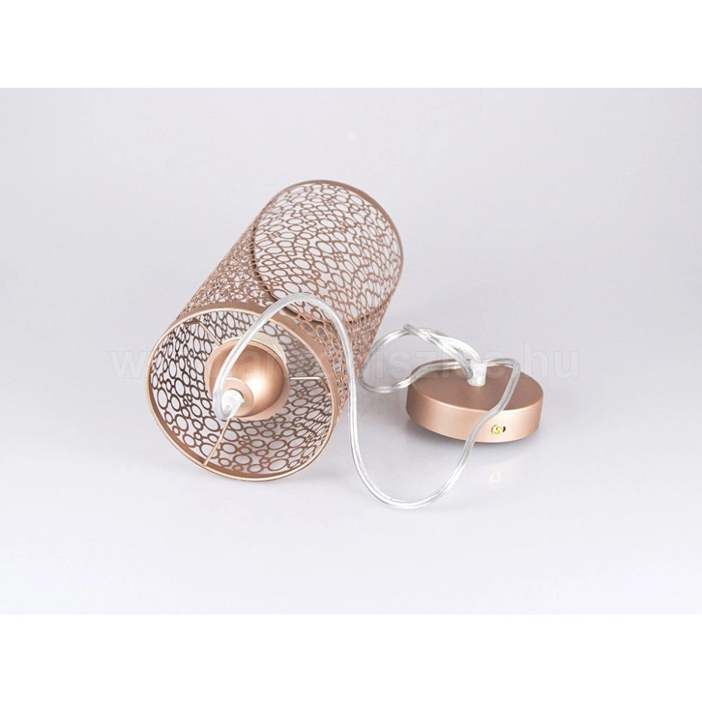 Trade Shop - Lampadario Pendente A Sospensione In Metallo Oro Champagne Stile Elegante 7131 -