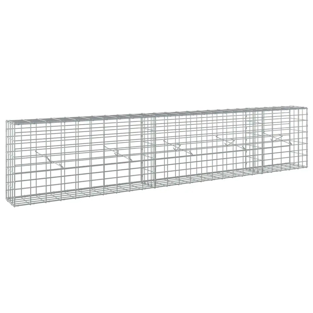 Gabione con Filo da 5 mm e Rete da 5x10 cm 250x20x50 cm 3464519