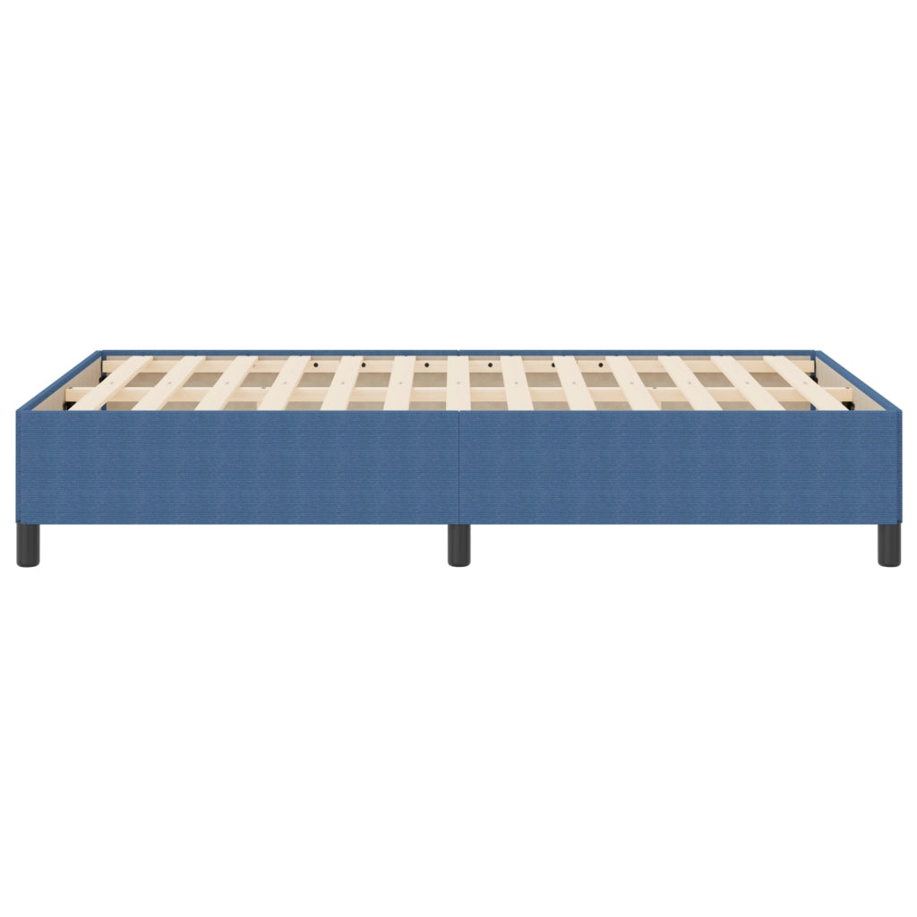 Struttura Letto Blu 120x190 cm in Tessuto Vellutato