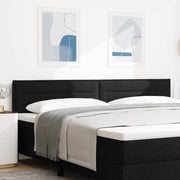 Testata LED Design Linee Nere 200 cm Tessuto
