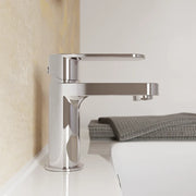 Miscelatore lavabo senza scarico cromato altezza 13cm | Margot