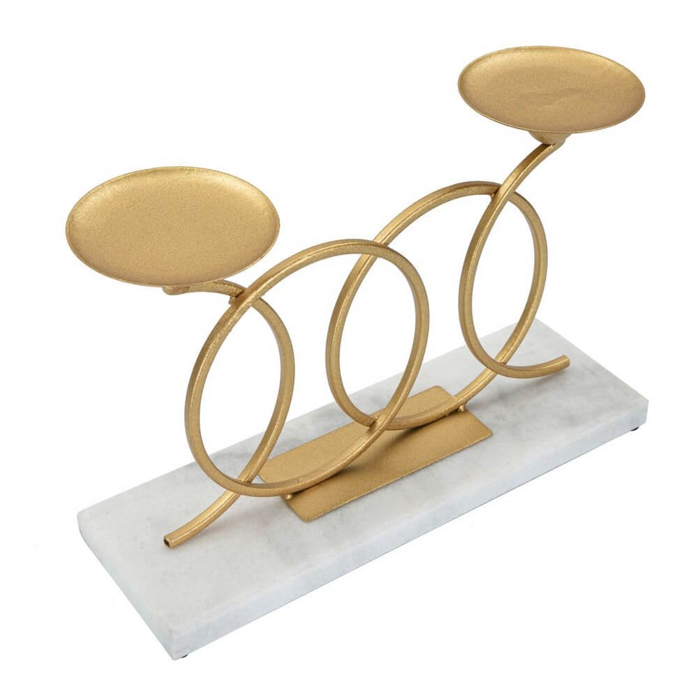 Portacandele Infinito 30x9x20 cm - INFINITY