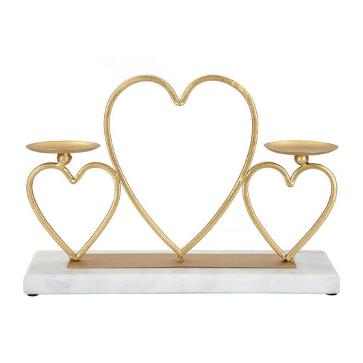 Portacandele Cuori Orizzontale 30x9x20 cm - HEARTS