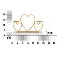 Portacandele Cuori Orizzontale 30x9x20 cm - HEARTS
