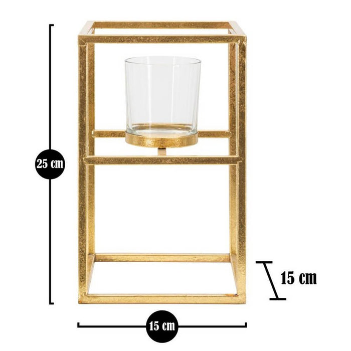 Portacandele Elegante Piccolo 15x15x25 cm - ELEGANT