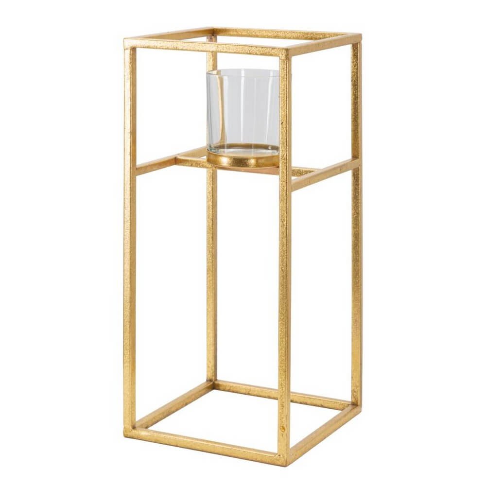 Portacandele Elegante Alto 15x15x35 cm - ELEGANT