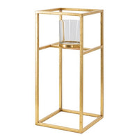 Portacandele Elegante Alto 15x15x35 cm - ELEGANT