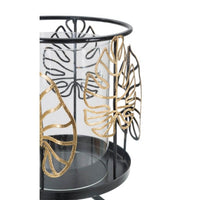 Portacandele Foglie Dorate Ã˜15x23,3 cm - FOGLIE GOLD