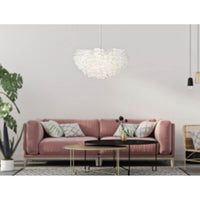 Lampadario Piume Ø60x30 cm (altezza filo 110 cm) - FEATHER