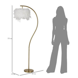 Lampada da Terra Semi Arco 60x33x170 cm - SEMIRC