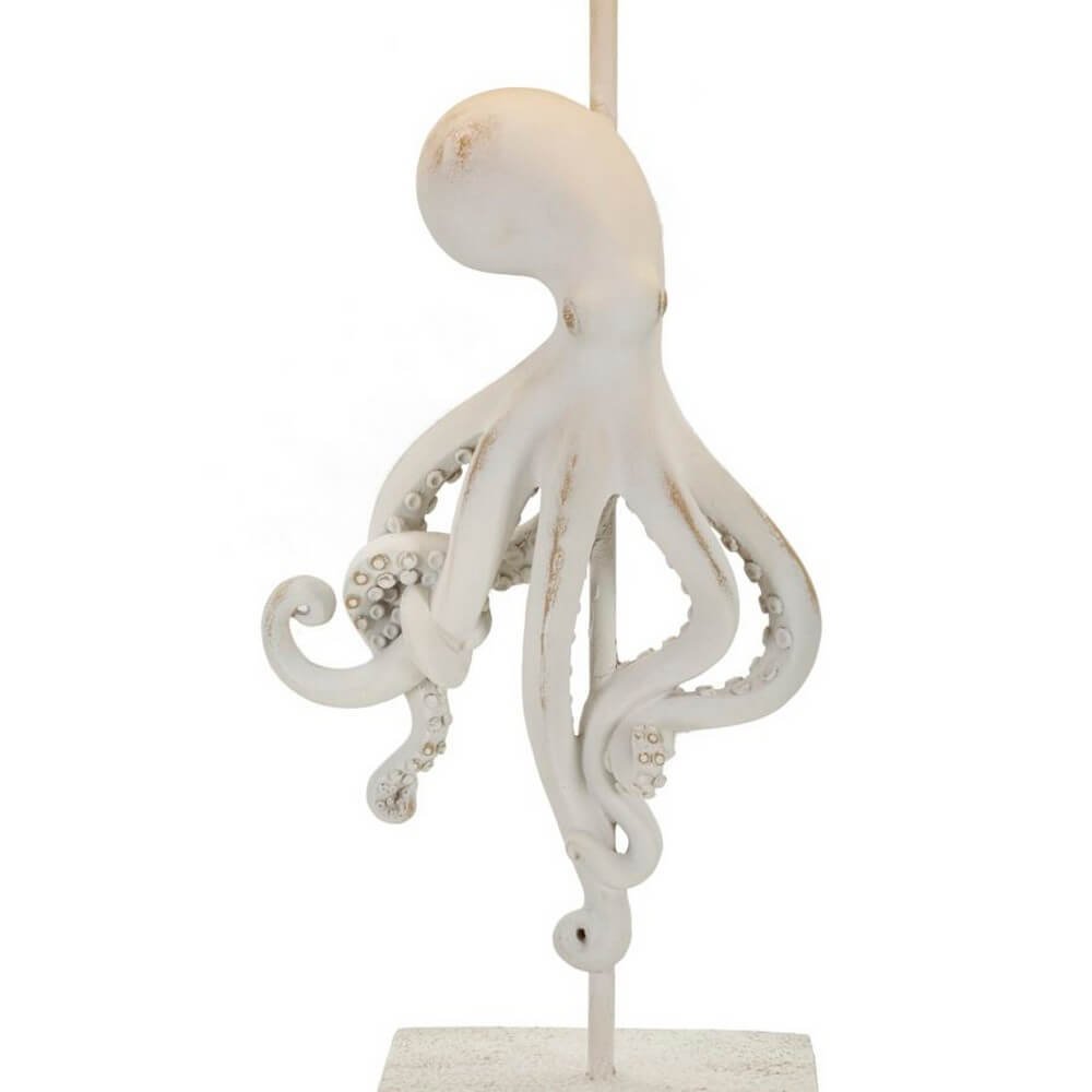 Lampada da Tavolo Polpo Bianca Ø30,5x64,5 cm - OCTOPUS