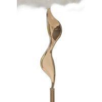 Lampada da Terra Sottile Bianca Ø50X165 cm - SLIM