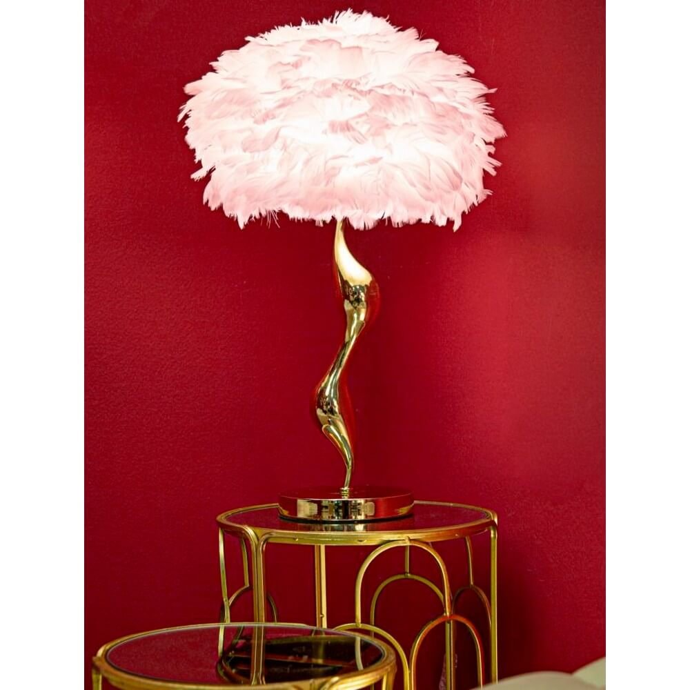 Lampada da Tavolo Sottile Rosa Ø40X63 cm - SLIM