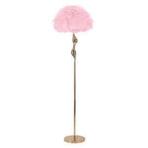 Lampada da Terra Sottile Rosa Ø50X165 cm - SLIM
