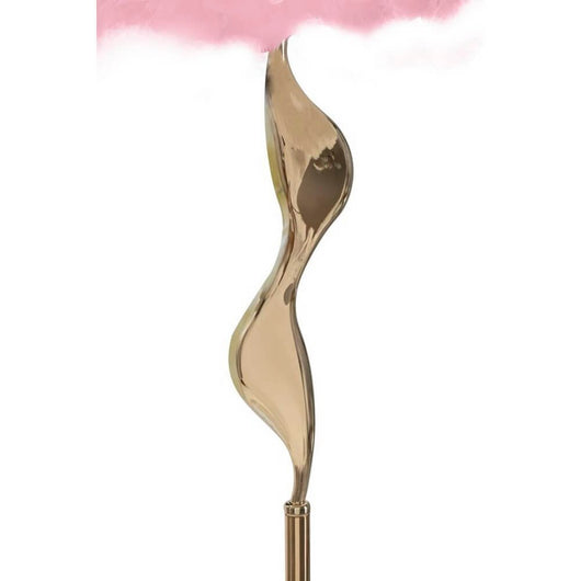 Lampada da Terra Sottile Rosa Ø50X165 cm - SLIM