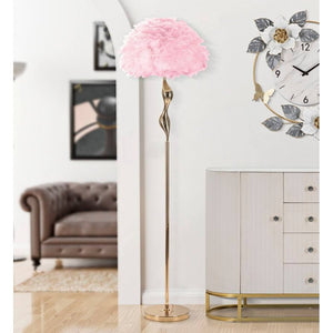 Lampada da Terra Sottile Rosa Ø50X165 cm - SLIM