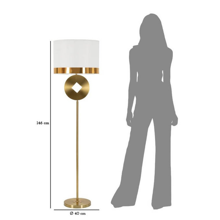 Lampada da Terra Moneta Ø40X151 cm - COIN