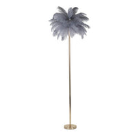 Lampada da Terra Palma Ã˜55X160 cm - PALM Colore: Grigio