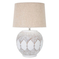 Lampada da Tavolo Resina Rotonda cm Ø 38X59 - ROTTENE