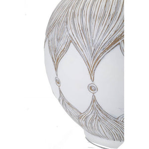 Lampada da Tavolo Resina Rotonda cm Ø 38X59 - ROTTENE