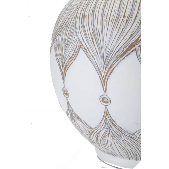 Lampada da Tavolo Resina Rotonda cm Ø 38X59 - ROTTENE