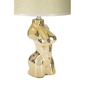 Lampada da Comodino Donna cm Ã˜ 25X39,5 - GLAM WOMAN