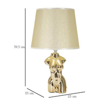 Lampada da Comodino Donna cm Ã˜ 25X39,5 - GLAM WOMAN