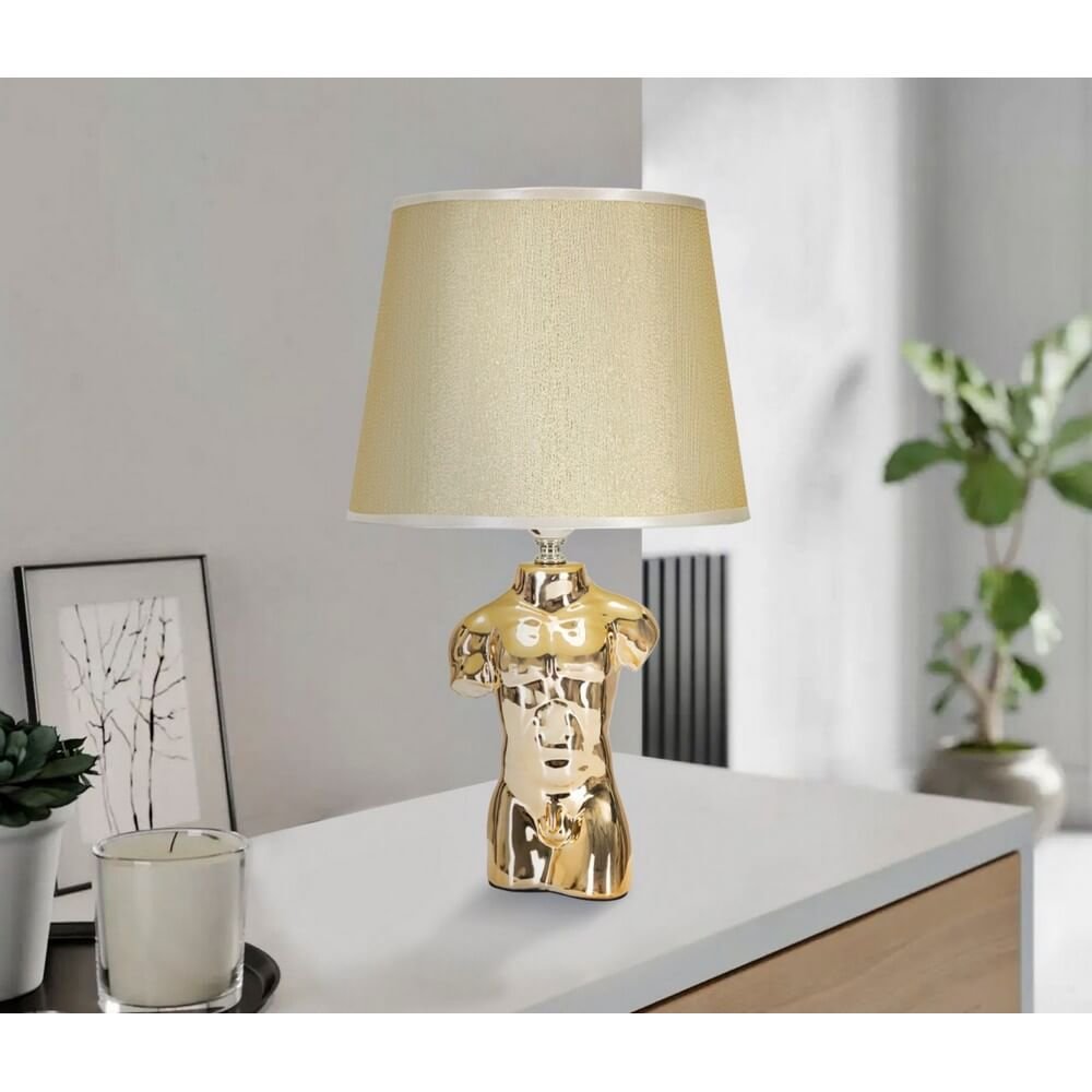 Lampada da Comodino Uomo cm 25X42,5 - GLAM MAN