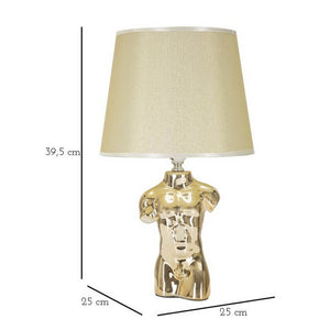 Lampada da Comodino Uomo cm 25X42,5 - GLAM MAN