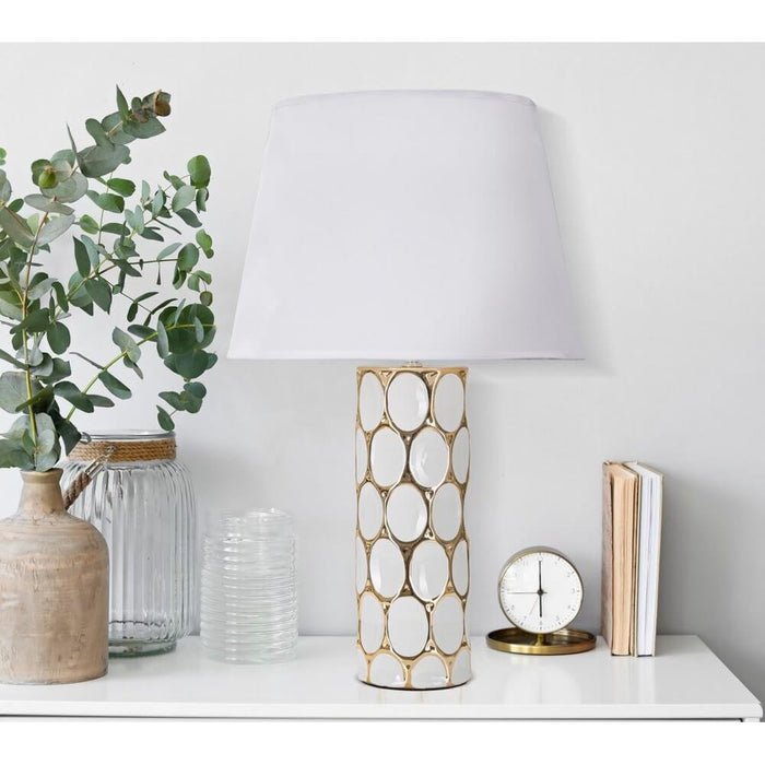 Lampada da tavolo intaglio diam 34,5x56 cm - GLAMARV