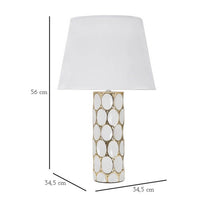 Lampada da tavolo intaglio diam 34,5x56 cm - GLAMARV